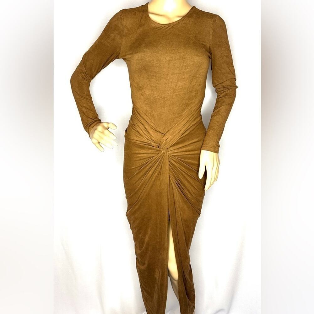 Hot & Delicious Suede-Like Soft & Sexy Maxi Dress S